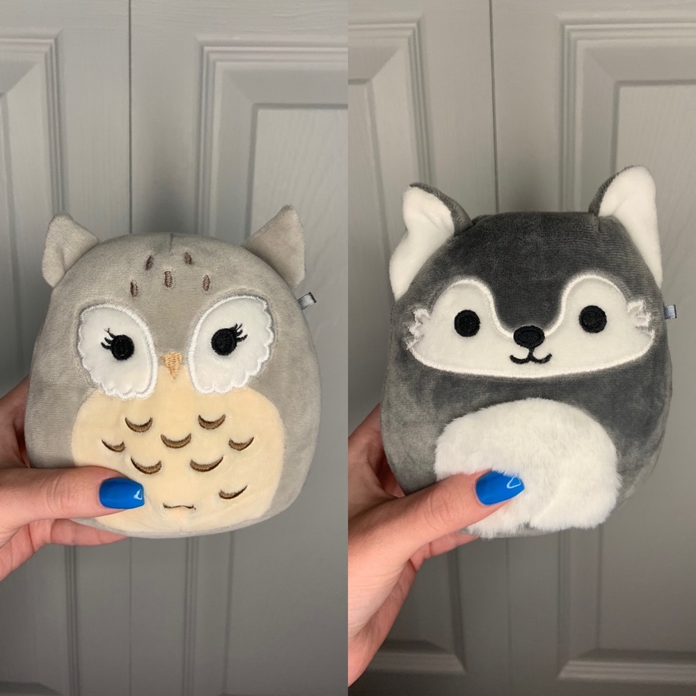 5” Squishmallow Bundle— Nikita Owl & Willy Wolf
